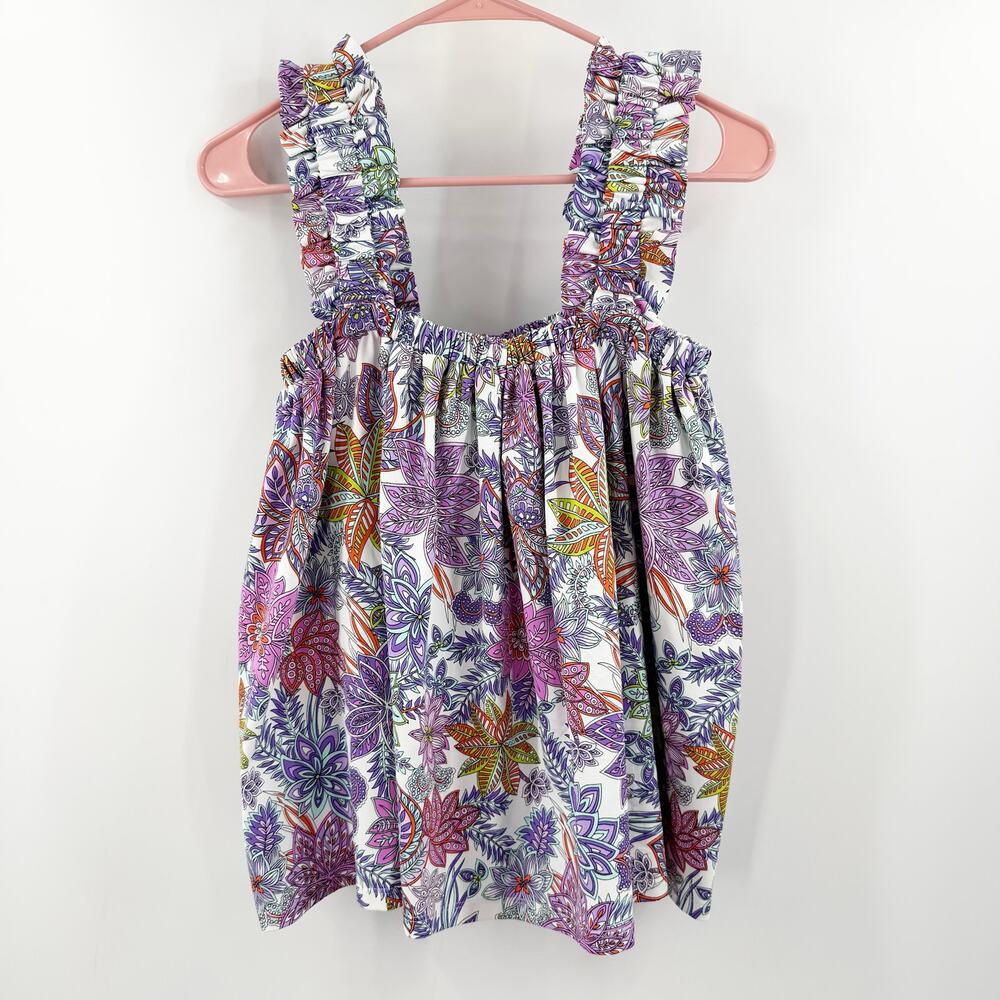 Jude Connally Tank Womens Small NEW Jude Cloth Floral Travel Classic Preppy NWOT